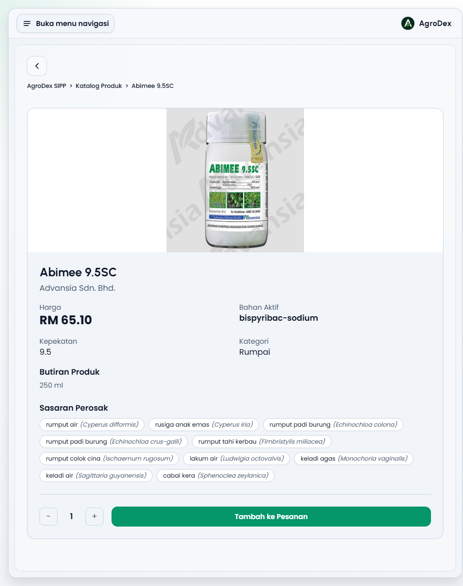 Product detail